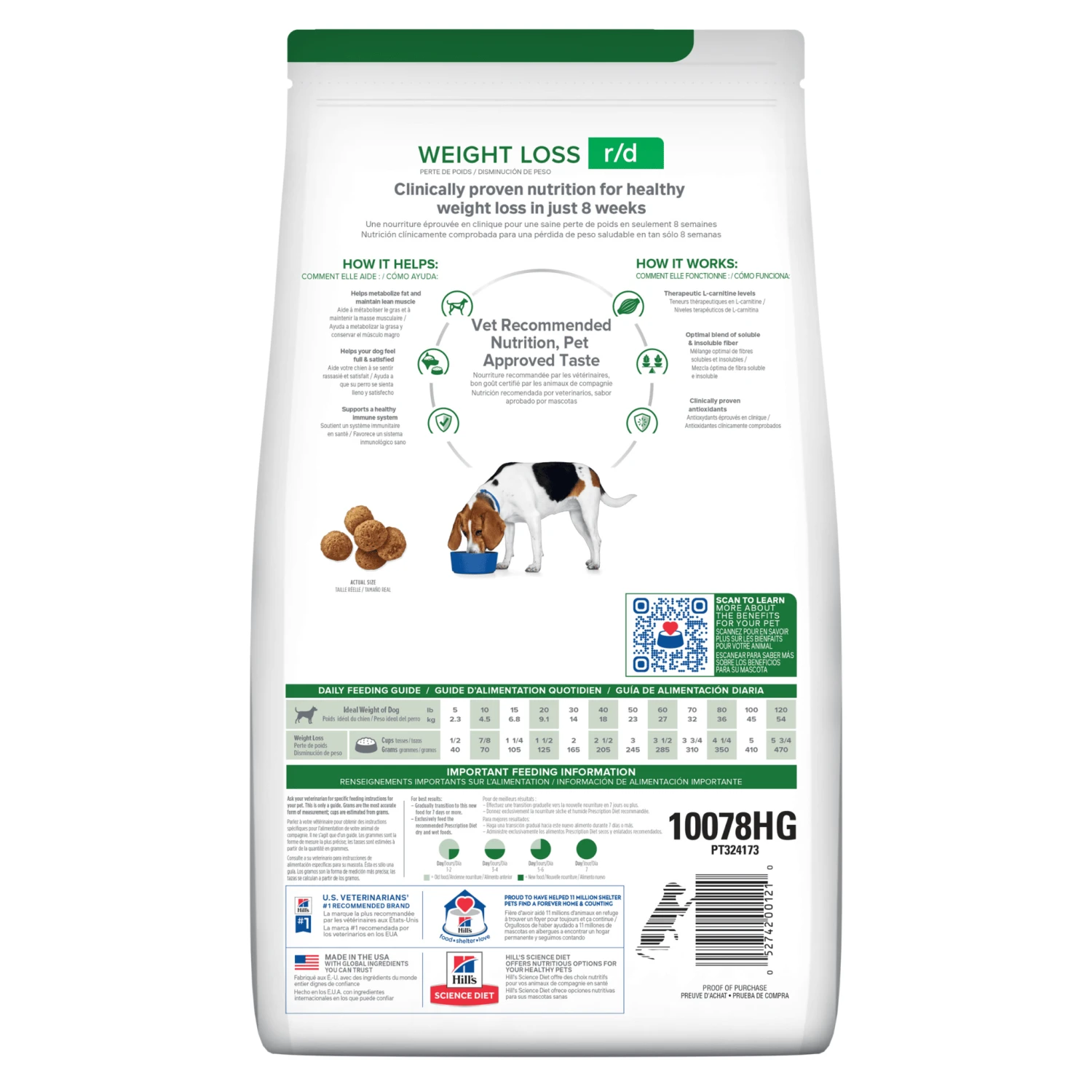 Hill's Prescription Diet R/d Weight Loss Adult Dog Dry Food - Image 2