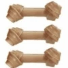 K9 Homes Natural Rawhide Knotted Bone 4"