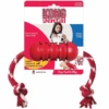 KONG Dental Red With Rope -KONG Shop KONG Dental Red with Rope KONG D R1 Primary
