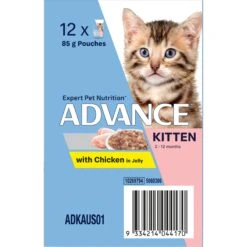 Advance Chicken In Jelly Kitten Wet Food 85g -KONG Shop MARS 9334214044170 2