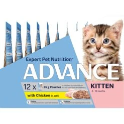 Advance Chicken In Jelly Kitten Wet Food 85g -KONG Shop MARS 9334214044170 4