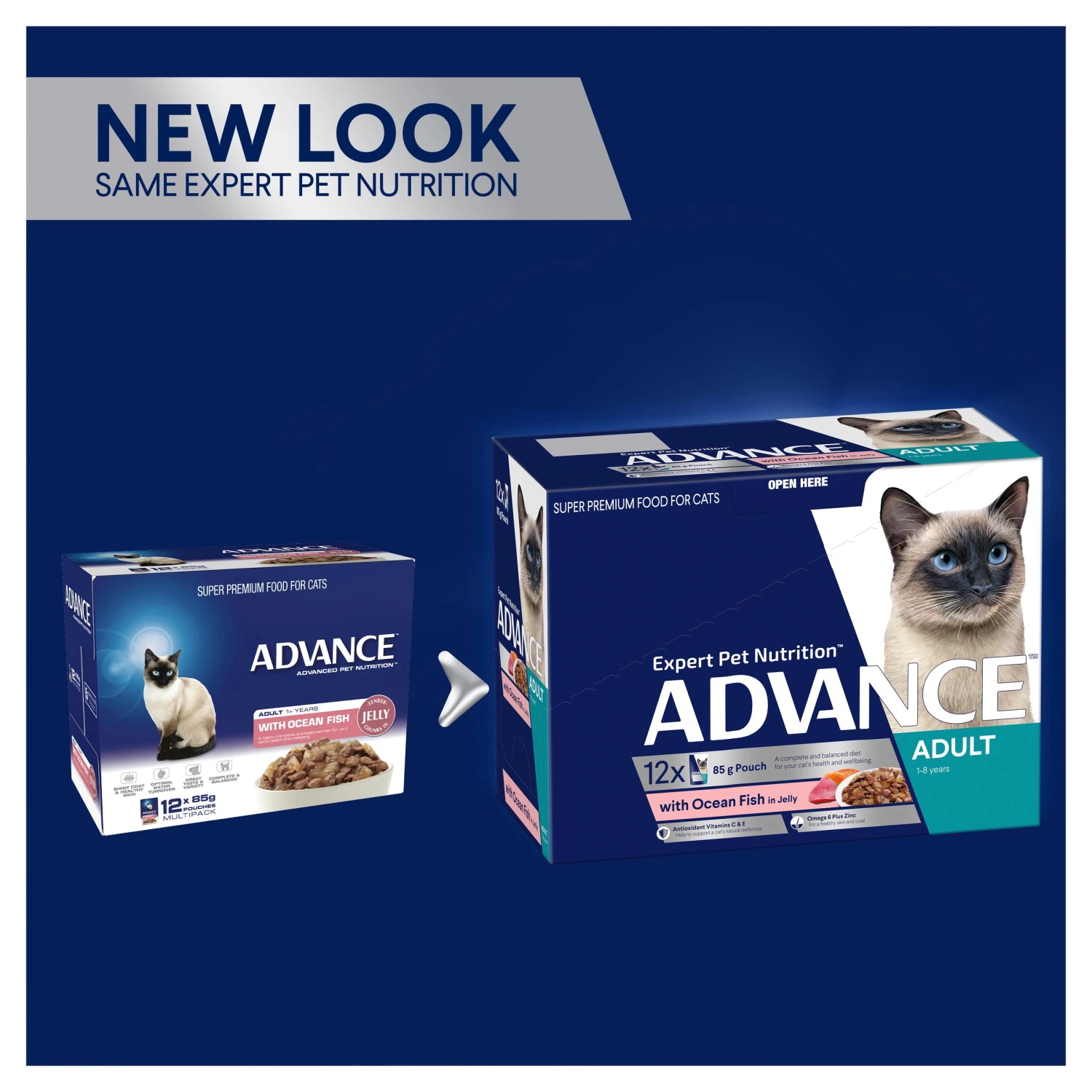 Advance Ocean Fish In Jelly Adult Cat Wet Food 85g Pouches 11 Advance Ocean Fish In Jelly Adult Cat Wet Food 85g Pouches - Image 9