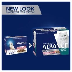 Advance Mature Cat 8+ Ocean Fish In Jelly Wet Food 85g Pouches -KONG Shop MARS 9334214044330 13