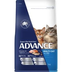 Advance Multi Cat Chicken & Salmon Dry Cat Food -KONG Shop MARS 9334214045702 1