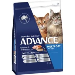 Advance Multi Cat Chicken & Salmon Dry Cat Food -KONG Shop MARS 9334214045771 0 58a59089 19a6 4929 82b5 e2946dd63ae1