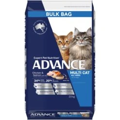 Advance Multi Cat Chicken & Salmon Dry Cat Food -KONG Shop MARS 9334214045832 1