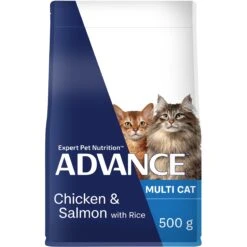 Advance Multi Cat Chicken & Salmon Dry Cat Food -KONG Shop MARS 9334214059815 12