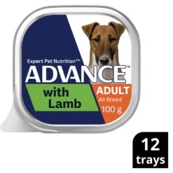 Advance All Breed With Lamb Adult Dog Wet Food 100g Trays -KONG Shop MARS 9334214061580 70