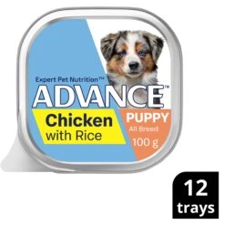 Advance Chicken With Rice All Breed Puppy Wet Food 100g Trays -KONG Shop MARS 9334214061610 70