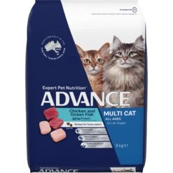 Advance Multi Cat Chicken And Ocean Fish All Ages Cat Dry Food -KONG Shop MARS 9334214064963 1