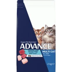 Advance Multi Cat Chicken And Ocean Fish All Ages Cat Dry Food -KONG Shop MARS 9334214065205 12