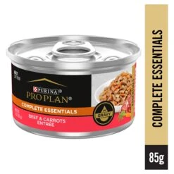 Purina Pro Plan Complete Essentials Beef & Carrots Entree Cat Wet Food 85g Cans -KONG Shop NEST 38100153050 70