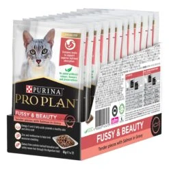 Purina Pro Plan Fussy & Beauty Adult Cat Wet Food 85g Pouches -KONG Shop NEST 9300605128170 4