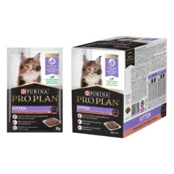 Purina Pro Plan Kitten Wet Food Salmon In Gravy 85g Pouches -KONG Shop NEST 9300605128217 4
