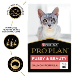 Purina Pro Plan Fussy & Beauty Salmon Formula Dry Cat Food -KONG Shop NEST 9300605133075 7