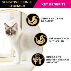 Purina Pro Plan Sensitive Skin & Stomach Salmon & Tuna Formula Dry Cat Food -KONG Shop NEST 9300605133082 8