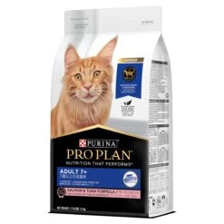 Purina Pro Plan Adult 7+ Salmon & Tuna Formula Dry Cat Food -KONG Shop NEST 9300605133099 7