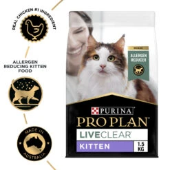 Purina Pro Plan LiveClear Kitten Chicken Formula With Probiotics Dry Cat Food -KONG Shop NEST 9300605136106 7
