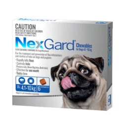 NexGard Chewables For Small Dogs (4.1 - 10 Kg) -KONG Shop NEXGC10