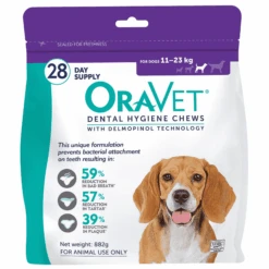 Oravet Dental Hygiene Chews For Medium Dogs (11 - 23kg)