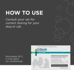 PAW Hepatoadvanced Cat & Small Dog (<15kg) -KONG Shop PAW 41566 10