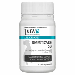 PAW DigestiCare SB 500mg Capsules
