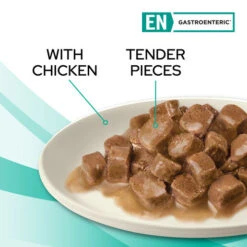 Purina Pro Plan EN Gastroenteric Chicken In Gravy Adult Cat Wet Food 85g Pouches -KONG Shop PPVDENTenderPieceswithChicken3