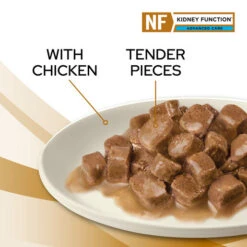 Purina Pro Plan NF Kidney Function Advanced Care Chicken In Gravy Adult Cat Wet Food 85g Pouches -KONG Shop PPVDNFAdvanceCareTenderPieceswithChicken3