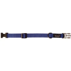 Prestige Adjustable Nylon Collar 3/4" X 9-13" (23-33cm) -KONG Shop Prestige3 4 ADJUSTABLENYLONCOLLAR9 13 Blue