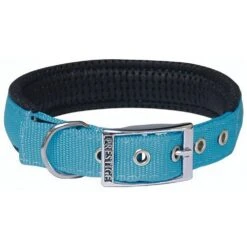 Prestige Soft Padded Collar 1" X 22" (56cm) 36 Prestige Soft Padded Collar 1" X 22" (56cm) -KONG Shop PrestigeSOFTPADDEDCOLLAR1 x22 Turquoise