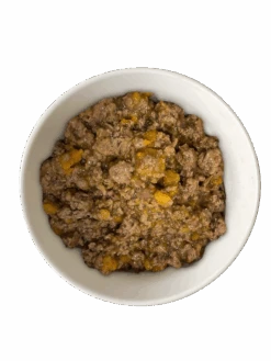 Prime100 SPD Slow Cooked Duck & Sweet Potato 354g -KONG Shop Prime100SlowCookedPackageRender Duck SweetPotato InBowl2