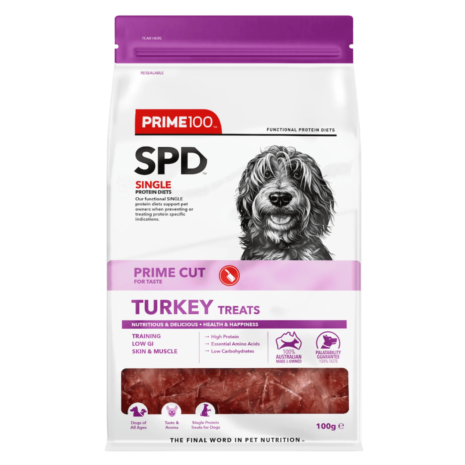 Prime100 SPD Prime Cut Turkey Treats 3 Prime100 SPD Prime Cut Turkey Treats