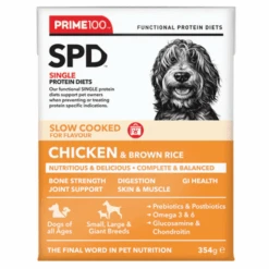 Prime100 SPD Slow Cooked Chicken & Brown Rice 354g