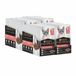 Purina Pro Plan Fussy & Beauty Adult Cat Wet Food 85g Pouches -KONG Shop PurinaProPlanAdultCatWetFoodFussy Beauty85g