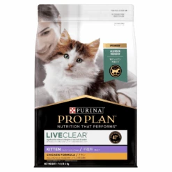 Purina Pro Plan LiveClear Kitten Chicken Formula With Probiotics Dry Cat Food -KONG Shop Purina Pro Plan LiveClear Kitten Chicken Formula with Probiotics Dry Cat Food PPLC KIT02 Primary