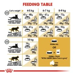 Royal Canin Maine Coon Breed Adult Dry Cat Food -KONG Shop RC1094 RC FBN MaineCoon CV Eretailkit 5