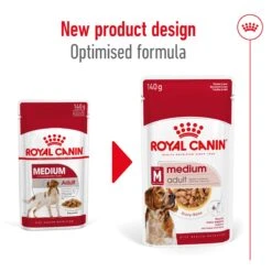 Royal Canin Medium Chunks In Gravy Adult Dog Wet Food 140g Pouches -KONG Shop ROYA 9003579008379NZ 17