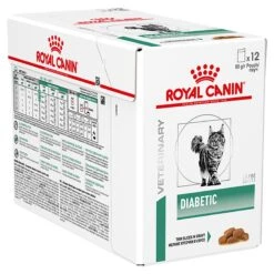 Royal Canin Veterinary Diabetic Cat Wet Food 85g Pouches -KONG Shop ROYA 9003579011980 9