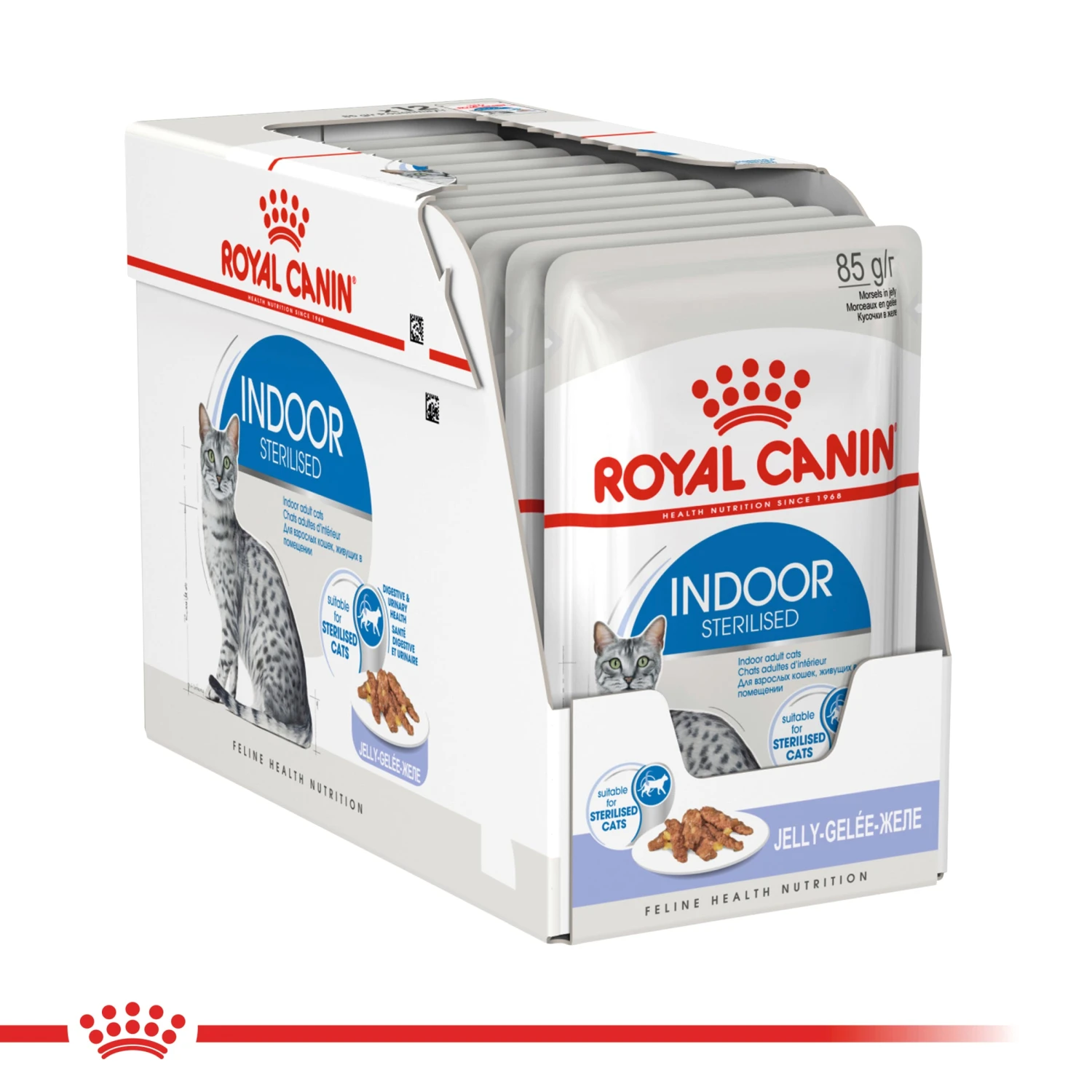 Royal Canin Indoor Adult In Jelly Cat Wet Food 85g Pouches 5 Royal Canin Indoor Adult In Jelly Cat Wet Food 85g Pouches - Image 3