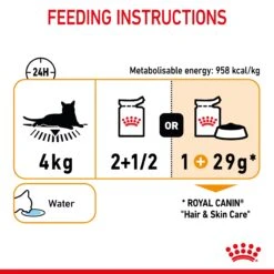 Royal Canin Hair & Skin In Gravy Cat Wet Food 85g Pouches -KONG Shop ROYA 9003579308929 13