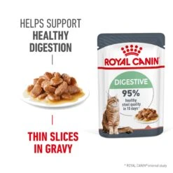 Royal Canin Digestive Care In Gravy Adult Cat Wet Food 85g Pouches -KONG Shop ROYA 9003579309537 8
