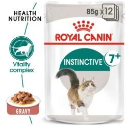 Royal Canin Instinctive Chunks In Gravy Adult 7+ Cat Wet Food 85g Pouches -KONG Shop ROYA 9003579310168 7