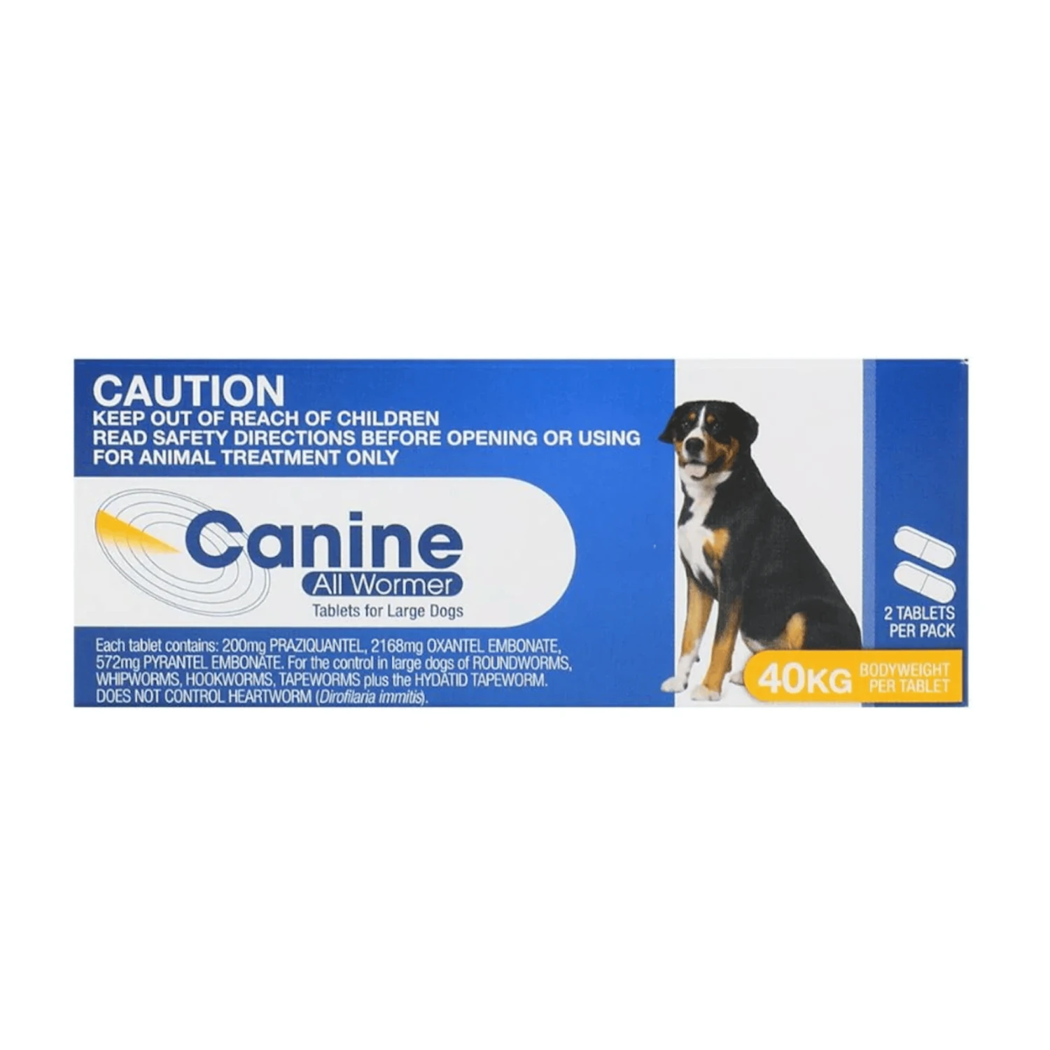 Value Plus Canine All Wormer Tablets For Dogs 40kg