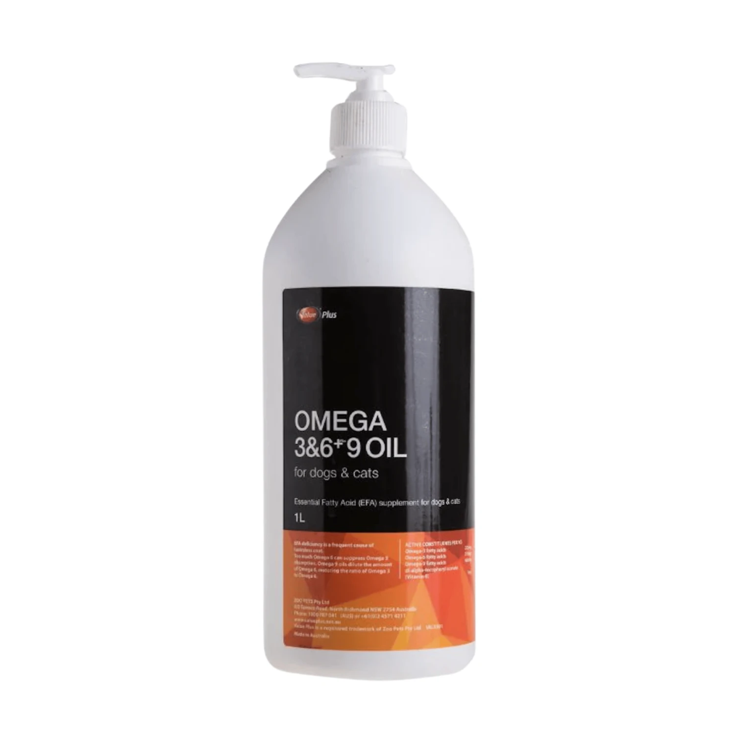 Value Plus Omega 3 & 6 Plus 9 Oil With Pump - Image 2