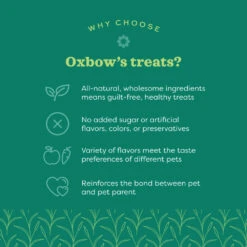 Oxbow Simple Rewards Baked Treats With Bell Peppers -KONG Shop Why Choose Oxbow s Treats e1659987945501 1