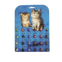 Prestige Cat Bell Round Collar And Leash Accessories Card Of 24