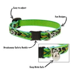 LupinePet Original Designs Safety Cat Collar 1.3cm -KONG Shop catcollarfeatures