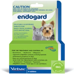 Virbac Endogard Palatable Allwormer For Small Dog And Cats (5kg)
