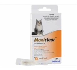 Moxiclear For Cats Over 4kg -KONG Shop moxiclearcatorange