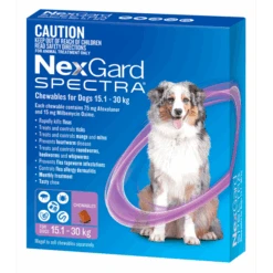 NexGard Spectra For Large Dogs (15.1 - 30 Kg) -KONG Shop nexgard spectra large dog
